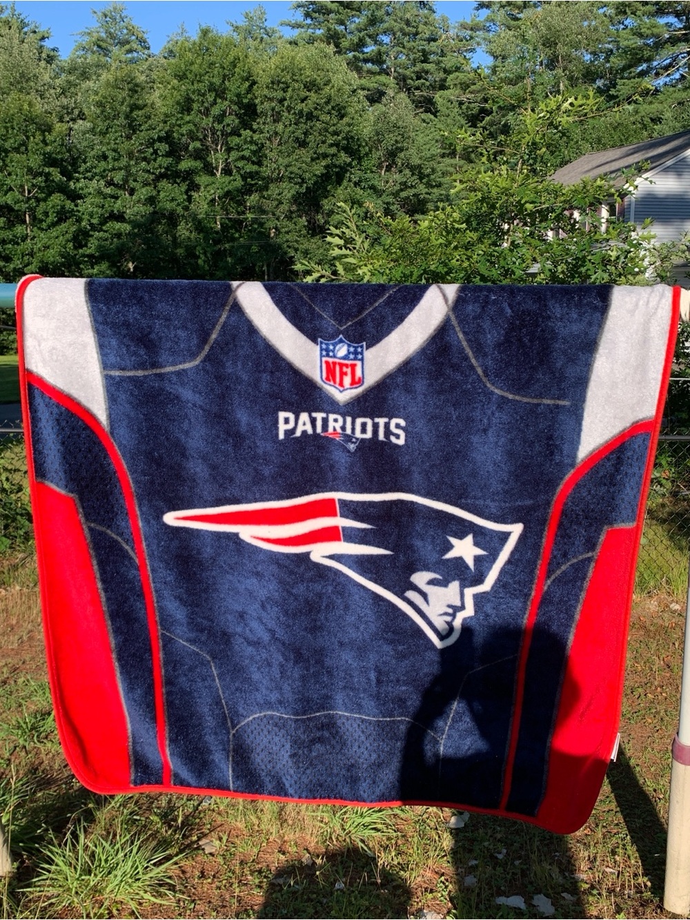 NFL New England Patriots Fleece Blanket.